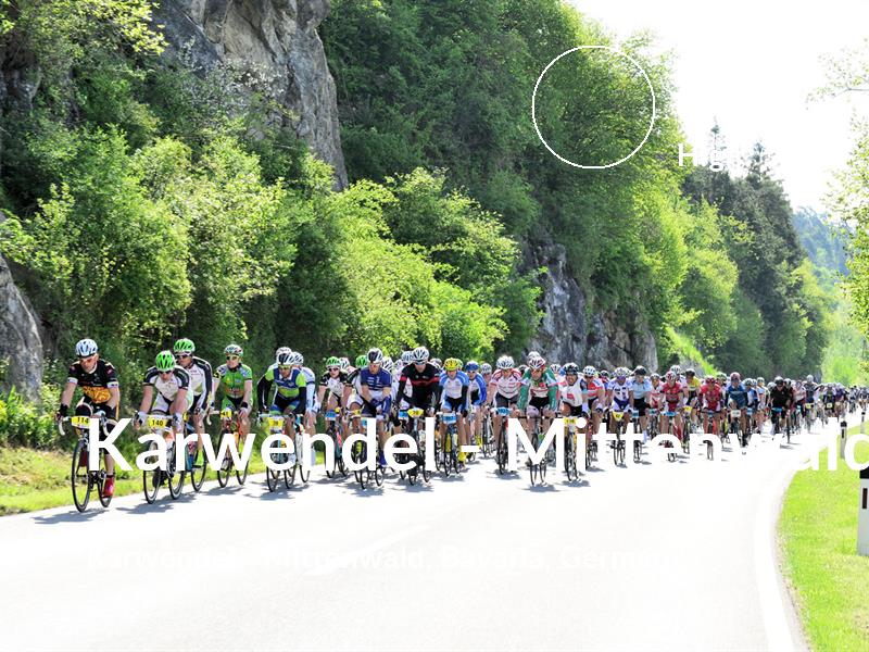 Cycling comfort level is 93 in Karwendel - Mittenwald