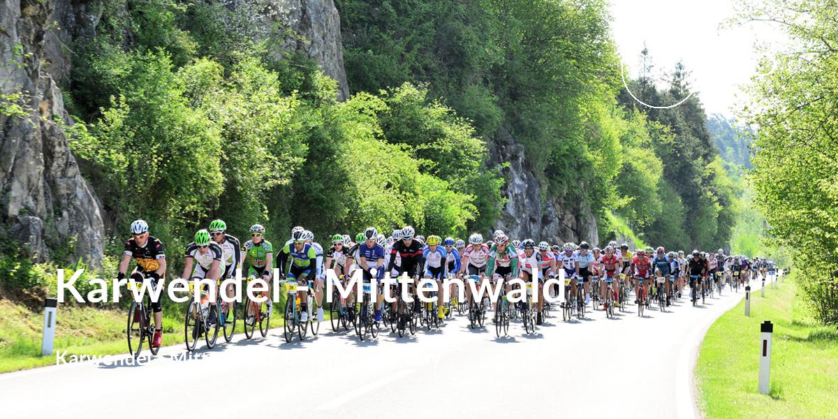 Cycling comfort level is 93 in Karwendel - Mittenwald