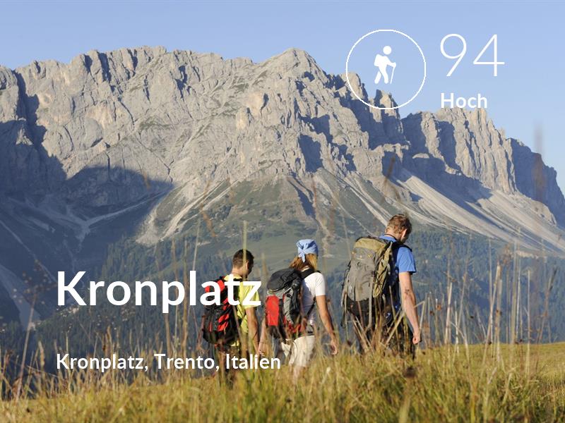 Wandern comfort level is 94 in Kronplatz
