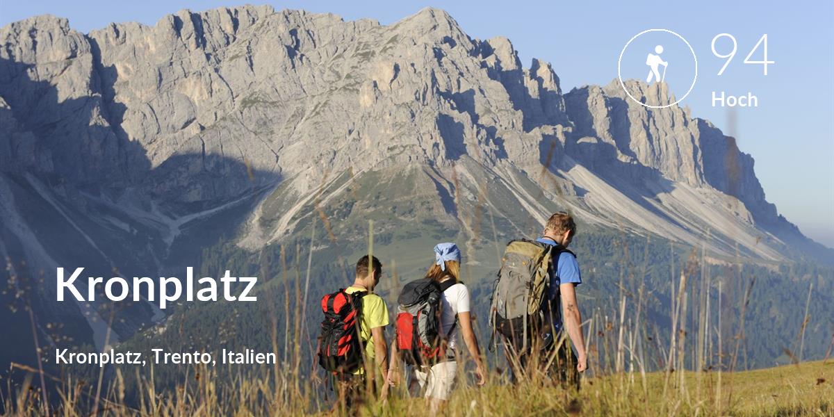 Wandern comfort level is 94 in Kronplatz
