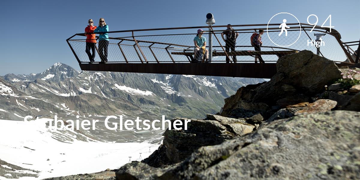 Walking comfort level is 94 in Stubaier Gletscher