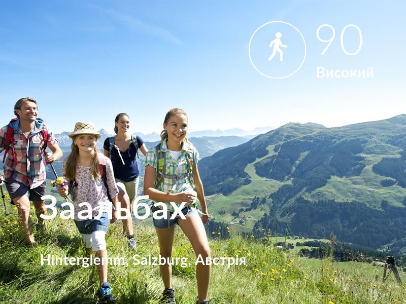 Прогулянка comfort level is 90 in Заальбах