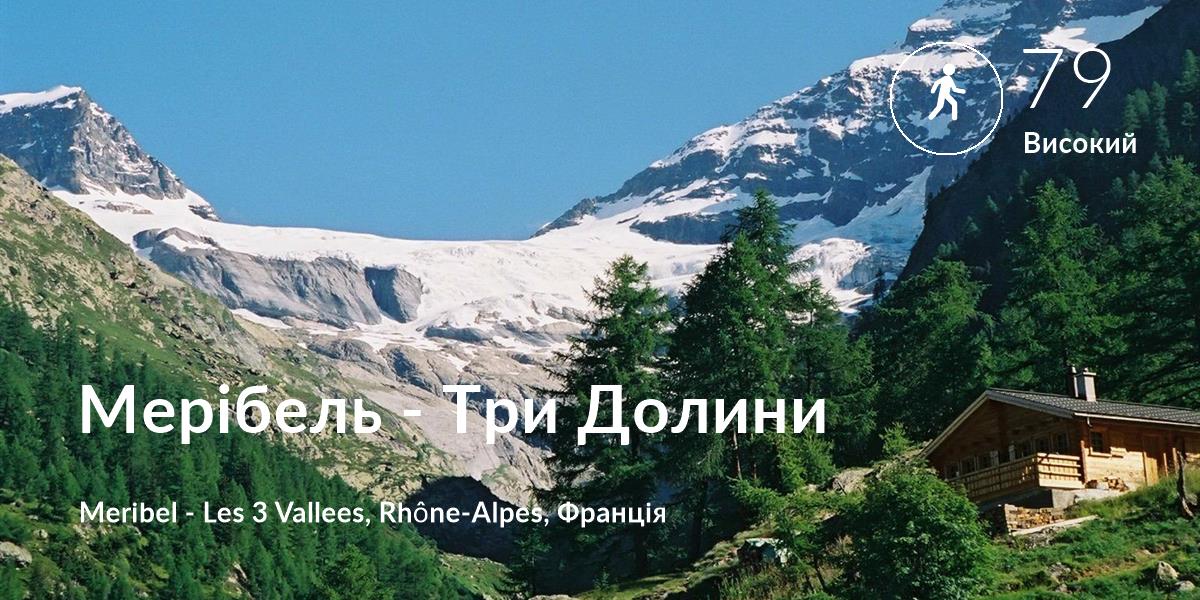Прогулянка comfort level is 79 in Мерібель - Три Долини