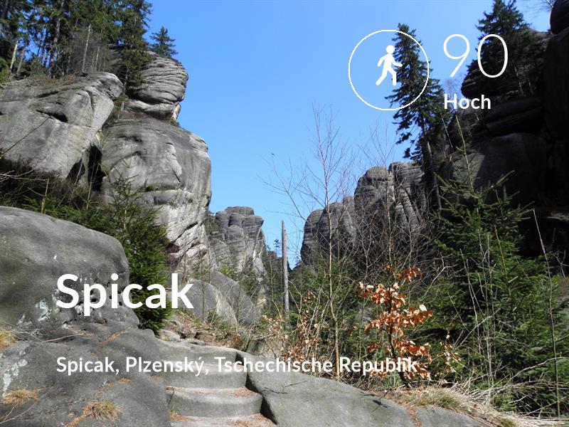 Gehen comfort level is 90 in Spicak