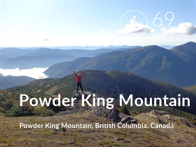 Senderismo comfort level is 69 in Powder King Mountain