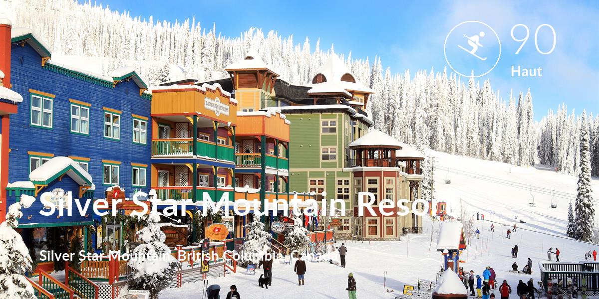 Ski comfort level is 90 in Silver Star Mountain Resort