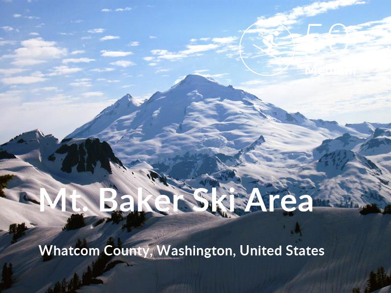 Skiing comfort level is 50 in Mt. Baker Ski Area