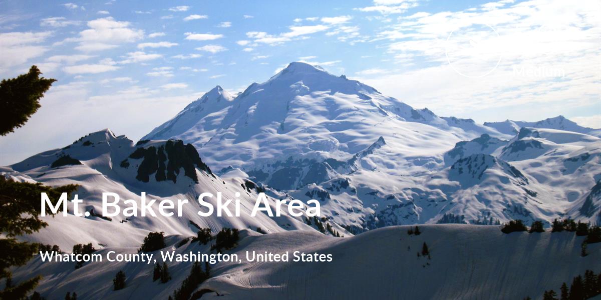 Skiing comfort level is 50 in Mt. Baker Ski Area