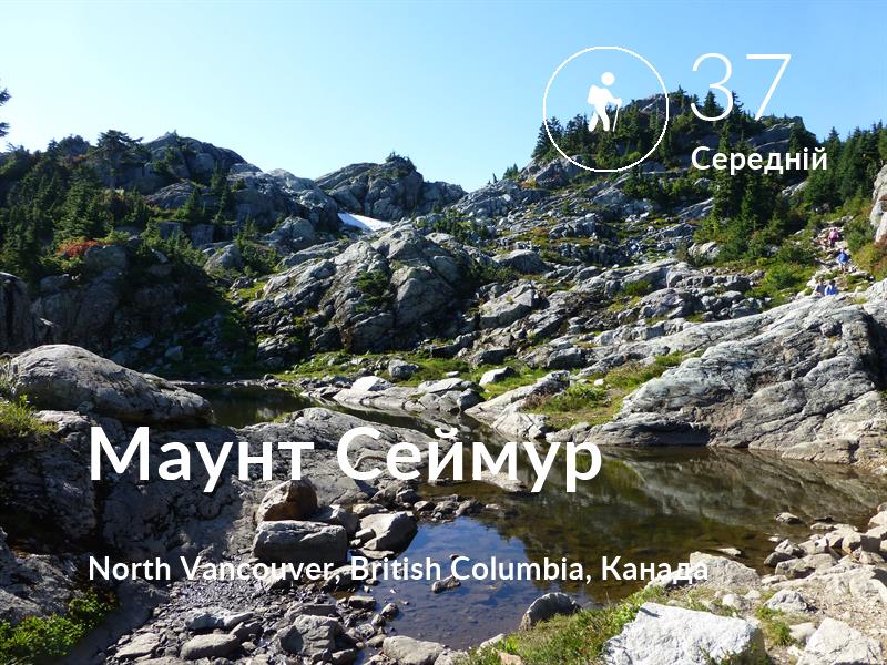 Похід comfort level is 37 in Маунт Сеймур
