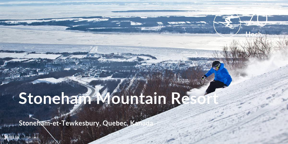 Skifahren comfort level is 70 in Stoneham Mountain Resort