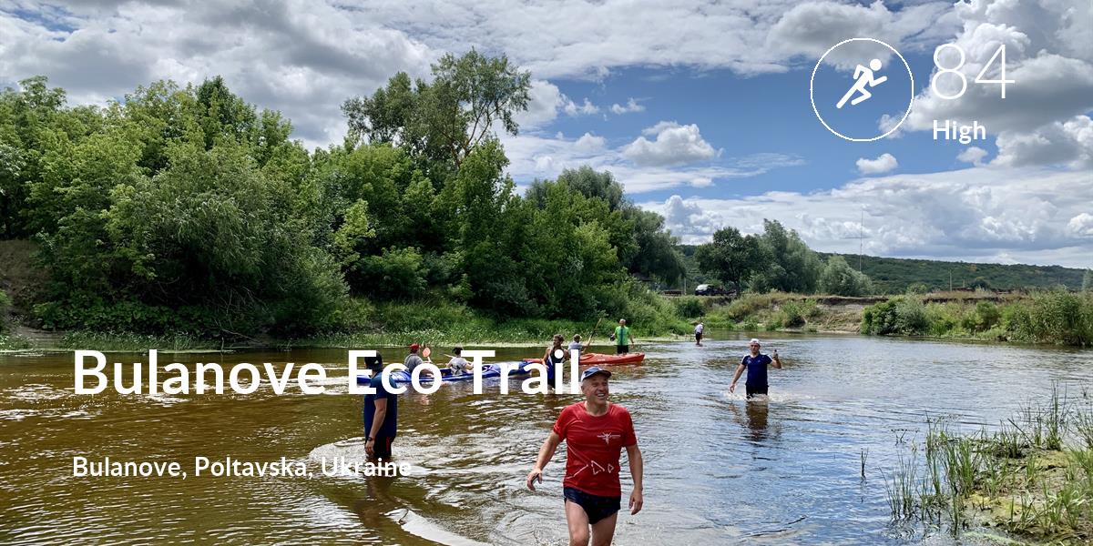 Running comfort level is 84 in Bulanove Eco Trail