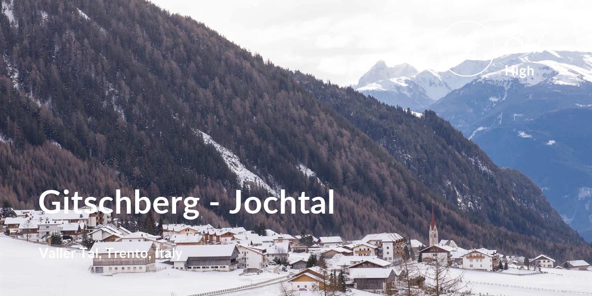 Skiing comfort level is 87 in Gitschberg - Jochtal
