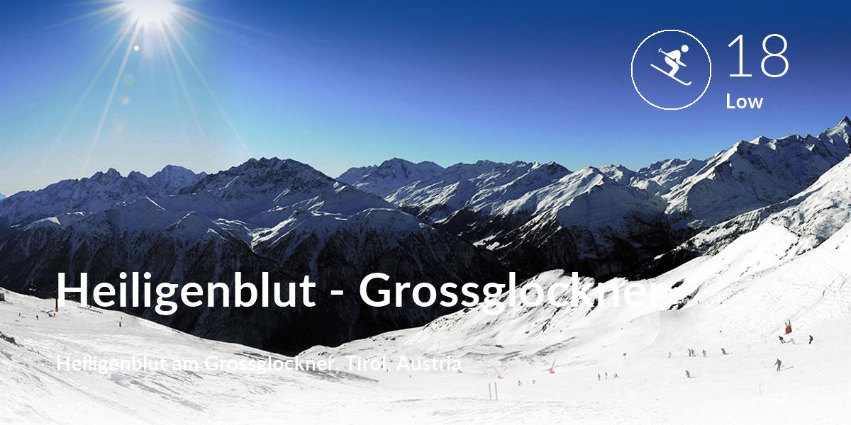 Skiing comfort level is 18 in Heiligenblut - Grossglockner