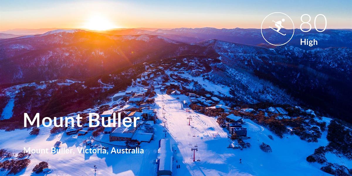 Skiing comfort level is 80 in Mount Buller