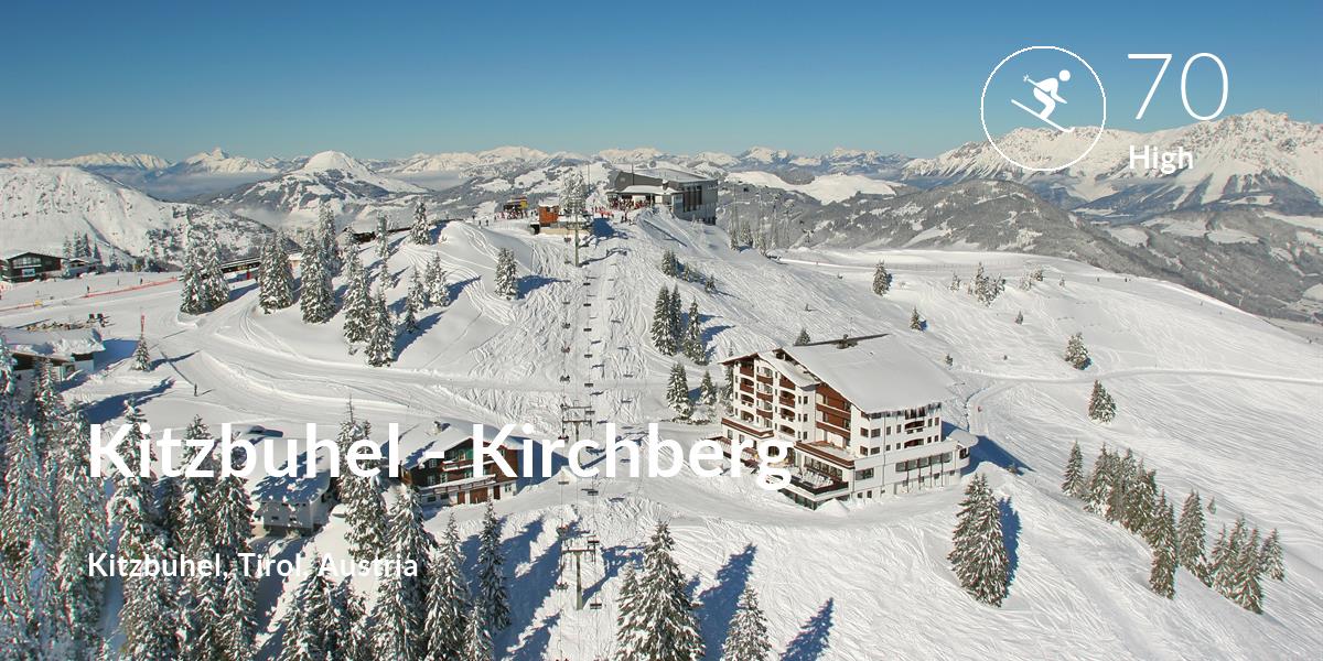 Skiing comfort level is 70 in Kitzbuhel - Kirchberg