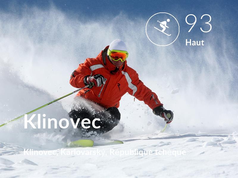 Ski comfort level is 93 in Klinovec